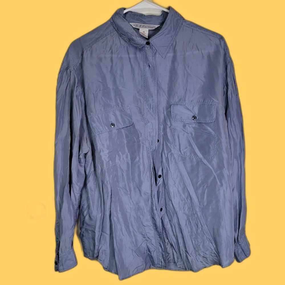 Like New! Size 14, K.B. Lawrence Silk Blouse